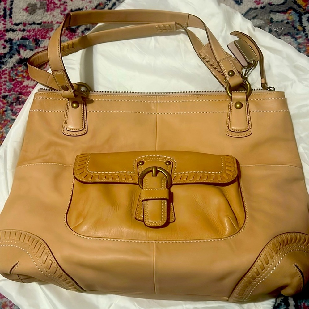 Coach Poppy Whipstitch from The Vachetta Collection